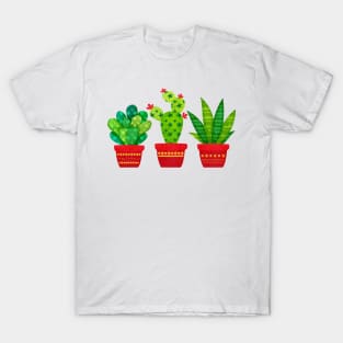 Cute Cactus Drawing Desert plant T-Shirt